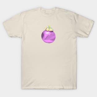 Mangosteen Pixel art, Cute Mangosteen fruit, Thai fruit T-Shirt